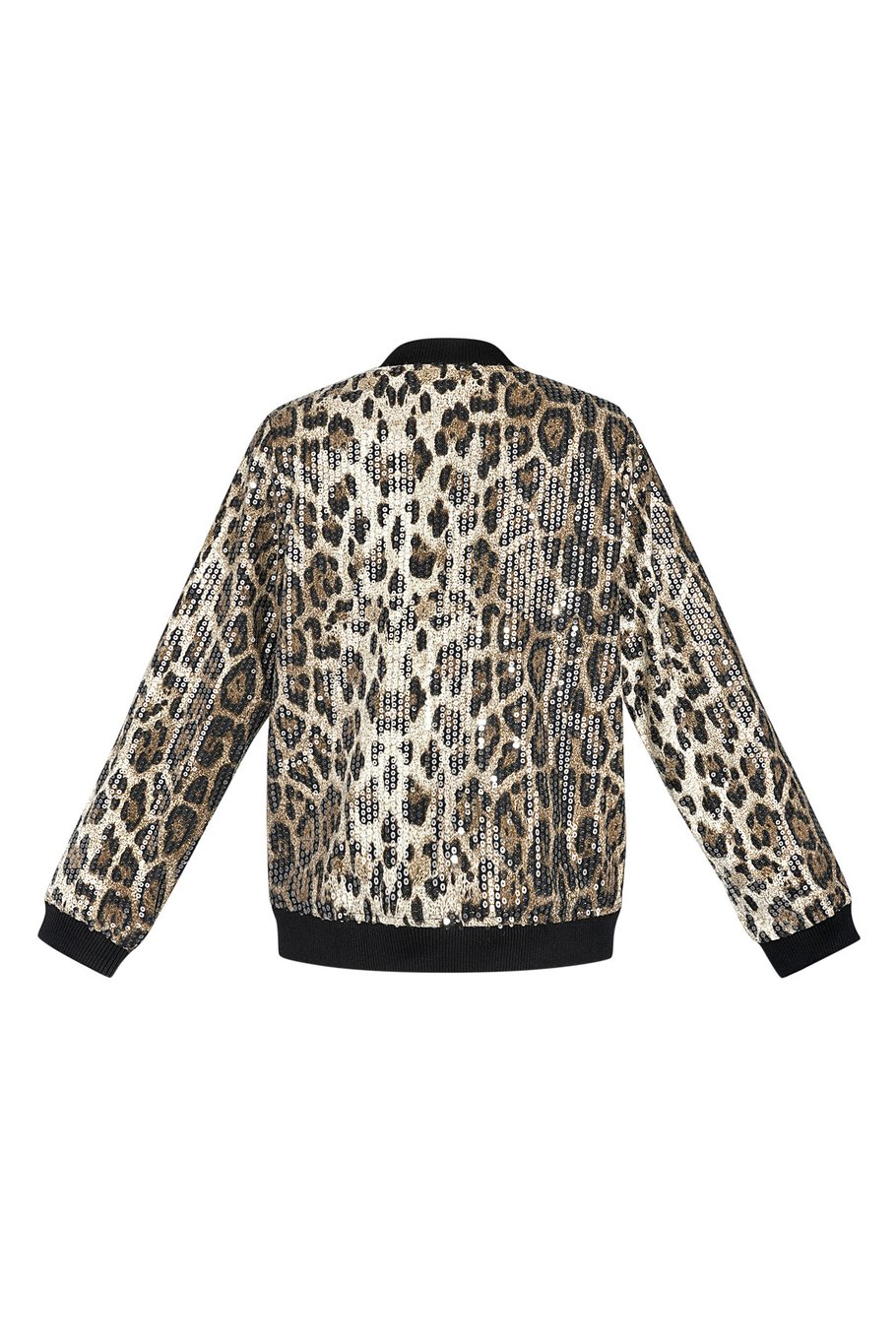 Glitter panter jasje - bruin Afbeelding8